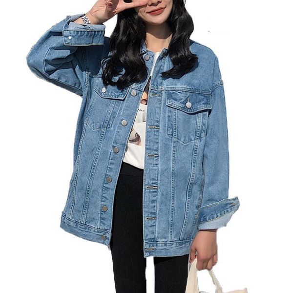 yocalor solid jean jeans jacket for women loose casual blue women coats female outwear denim feminine chaqueta mujer coat autumn, Black;brown
yocalor solid jean jeans jacket for women loose casual blue women coats female outwear denim feminine chaqueta mujer coat autumn, Black;brown