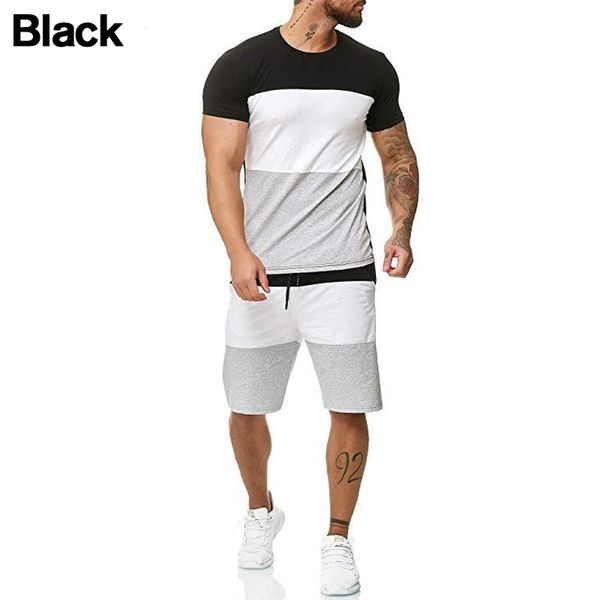 2020 наборы мужские футболки + брюки две штуки наборы случайные костюмы нашивки костюмы спортивная одежда фитнес штаны s-4xl, Gray 
2020 наборы мужские футболки + брюки две штуки наборы случайные костюмы нашивки костюмы спортивная одежда фитнес штаны s-4xl, Gray