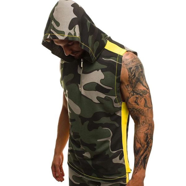 hirigin summer new men's clothes pullover slim fit tank basic hoodie gym t-shirt man casual camouflage vest, White;black
hirigin summer new men's clothes pullover slim fit tank basic hoodie gym t-shirt man casual camouflage vest, White;black