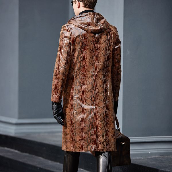 plus size l-4xl windbreaker men genuine sheep leather long jacket snakeskin pattern single breasted blazer moto biker coats, Black
plus size l-4xl windbreaker men genuine sheep leather long jacket snakeskin pattern single breasted blazer moto biker coats, Black