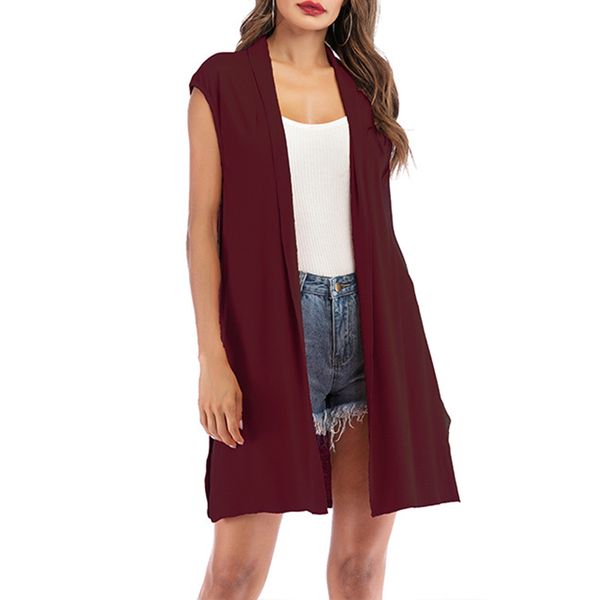 new arrival women's vest sleeveless coat spring and autumn 2019 solid color loose female long cardigan lapel vest outerwear, Black;white
new arrival women's vest sleeveless coat spring and autumn 2019 solid color loose female long cardigan lapel vest outerwear, Black;white