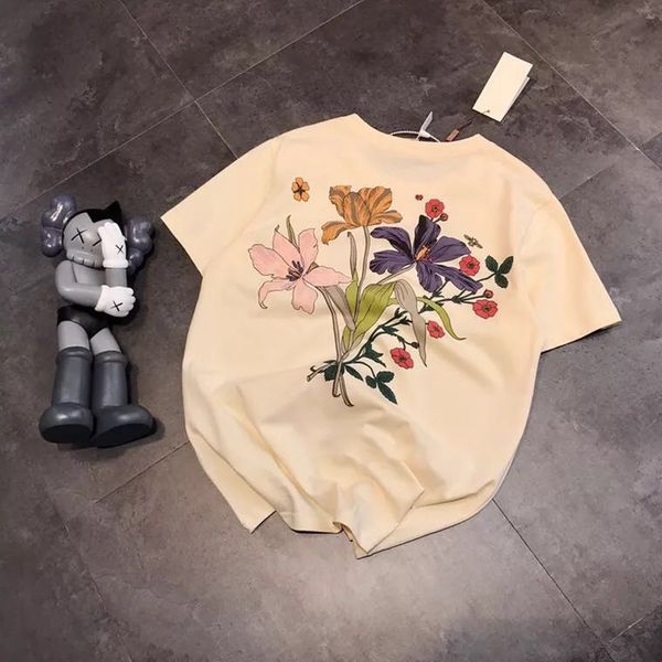 Guccy Womens Summer Flower Print Tshirts Crew Neck Short Sleeve Loose Fashion Apparel Female Designer Clothing
Guccy Womens Summer Flower Print Tshirts Crew Neck Short Sleeve Loose Fashion Apparel Female Designer Clothing