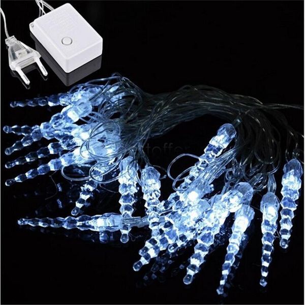 10m 50 led icicle string light new year christmas xmas wedding party led fairy lights for new year garland home&outdoor lighting y200603
10m 50 led icicle string light new year christmas xmas wedding party led fairy lights for new year garland home&outdoor lighting y200603