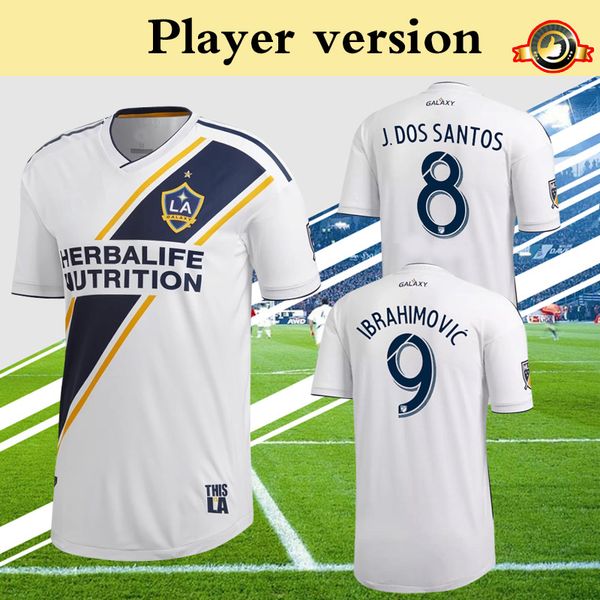 player version mls 2019 la galaxy soccer jersey home white football shirt zlatan ibrahimovic lletget team uniform, Black;yellow
player version mls 2019 la galaxy soccer jersey home white football shirt zlatan ibrahimovic lletget team uniform, Black;yellow