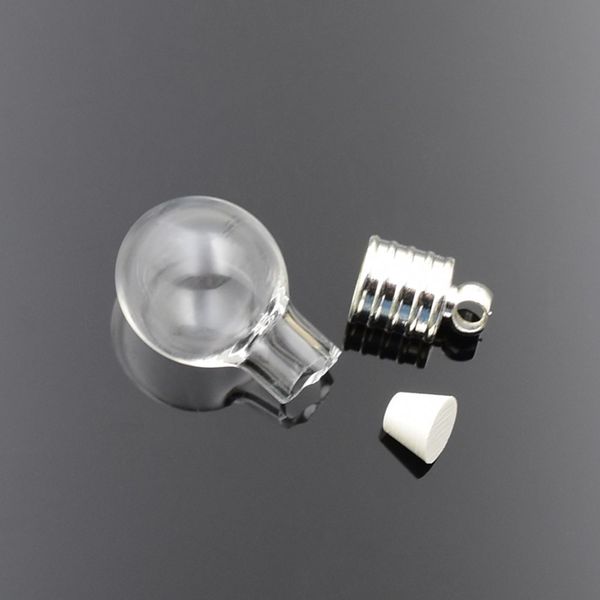 50pieces 6mm bottle mouth silver cap 13mm glass ball vial pendant necklace charms name or rice art jewelry making component
50pieces 6mm bottle mouth silver cap 13mm glass ball vial pendant necklace charms name or rice art jewelry making component