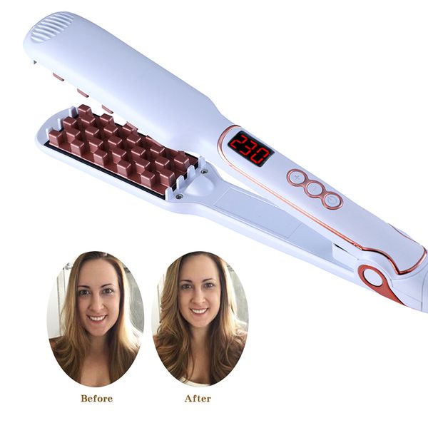classic 1 1/2 inch volumizing hair iron hair straightener brush comb 2 in 1 hair straightener comb crimper waves corn brushes, Silver
classic 1 1/2 inch volumizing hair iron hair straightener brush comb 2 in 1 hair straightener comb crimper waves corn brushes, Silver
