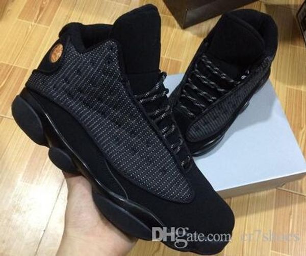 new 13 og black cat basketball shoes 3m reflect black 13s trainer sneakers for sale size 8-12
new 13 og black cat basketball shoes 3m reflect black 13s trainer sneakers for sale size 8-12