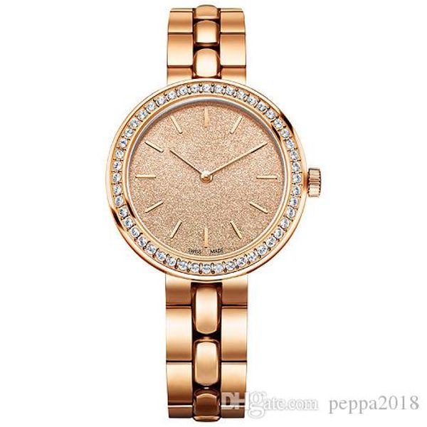 

new relojes de marca mujer luxury women quartz watches bracelet silver/rose gold watch with rhinestone diamond swan clock japan movement, Slivery;brown