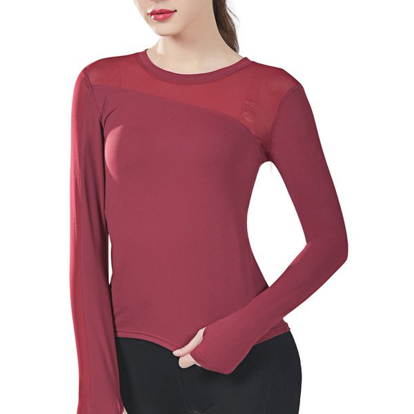 knit perspective sports yoga gym women long sleeve workout shirt with tumb hole high qulity fitness crop yoga a1, White;red
knit perspective sports yoga gym women long sleeve workout shirt with tumb hole high qulity fitness crop yoga a1, White;red