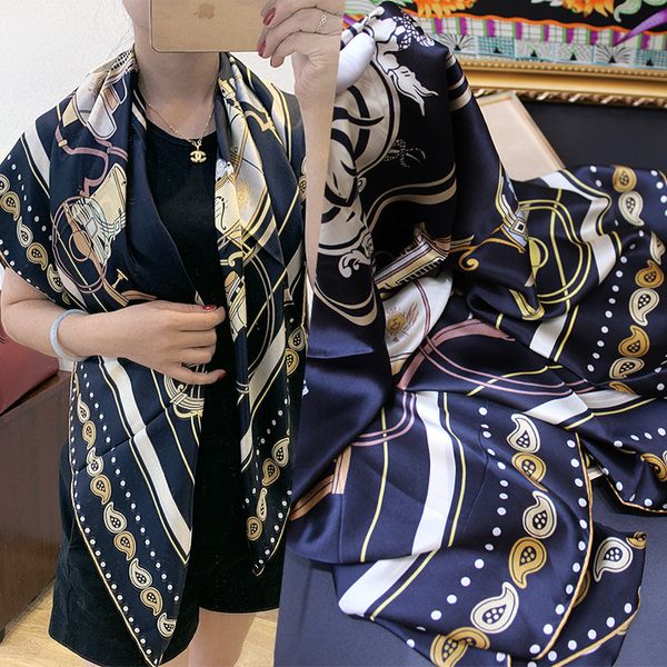 england wind cashew nuts england carriage 110 silk big square scarf silk scarf shawl silk scarf female, Blue;gray
england wind cashew nuts england carriage 110 silk big square scarf silk scarf shawl silk scarf female, Blue;gray