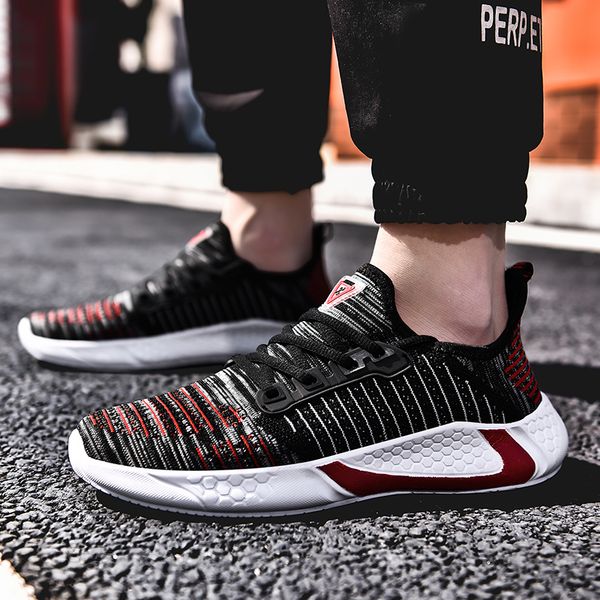 модные мужские кроссовки сетка нескользящая дышащая повседневная обувь мужчины зашнуровать легкие мужские ботинки удобные кроссовки для ходь, Black
модные мужские кроссовки сетка нескользящая дышащая повседневная обувь мужчины зашнуровать легкие мужские ботинки удобные кроссовки для ходь, Black