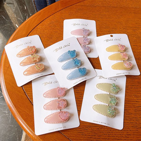 3pc/1set korean children jelly transparent cartoon star love girls hair clips children's series hair accessories headwear, Slivery;white
3pc/1set korean children jelly transparent cartoon star love girls hair clips children's series hair accessories headwear, Slivery;white