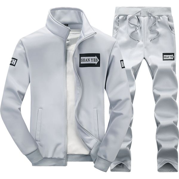 mens designer tracksuit sports suit male spring and autumn new korean version of the ordinary casual sweater trousers two-piece men's j, Gray
mens designer tracksuit sports suit male spring and autumn new korean version of the ordinary casual sweater trousers two-piece men's j, Gray