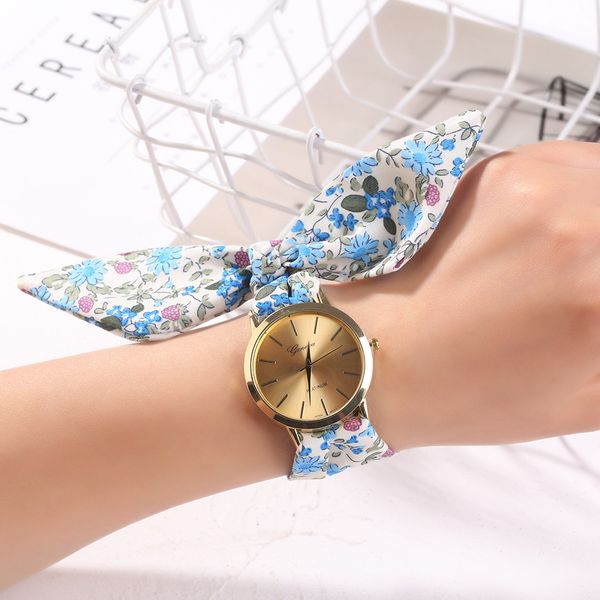 fashion design ladies watch floral strap bracelet watch fabric casual women quartz wrist watches gold dial relojes para mujer, Slivery;brown
fashion design ladies watch floral strap bracelet watch fabric casual women quartz wrist watches gold dial relojes para mujer, Slivery;brown