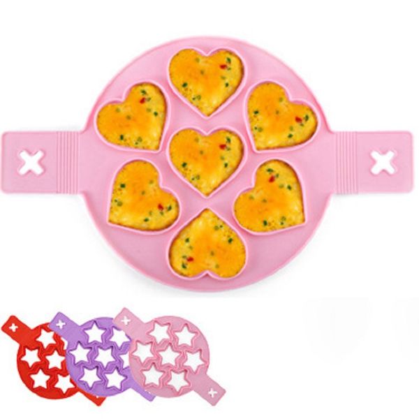 diy seven-hole resistant egg omelette kitchen round high mold star hygiene thickened creative temperature silicone pancake lovely
diy seven-hole resistant egg omelette kitchen round high mold star hygiene thickened creative temperature silicone pancake lovely