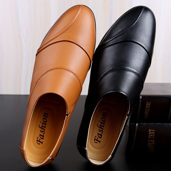 classic man dress shoes cow leather business casual shoes mens black wedding loafer formal big size 37-45 %1081
classic man dress shoes cow leather business casual shoes mens black wedding loafer formal big size 37-45 %1081