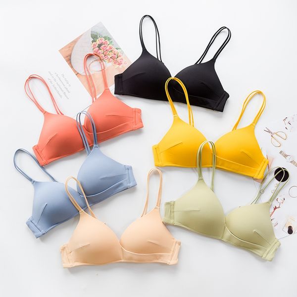 women push up bras fashion solid wire brassiere beauty back lingeries ladies seamless bras, Red;black
women push up bras fashion solid wire brassiere beauty back lingeries ladies seamless bras, Red;black