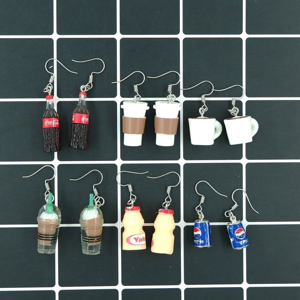 cute coffee cola drink earrings earring candy costume trendy style woman girl jewelry drop shipping, Silver
cute coffee cola drink earrings earring candy costume trendy style woman girl jewelry drop shipping, Silver