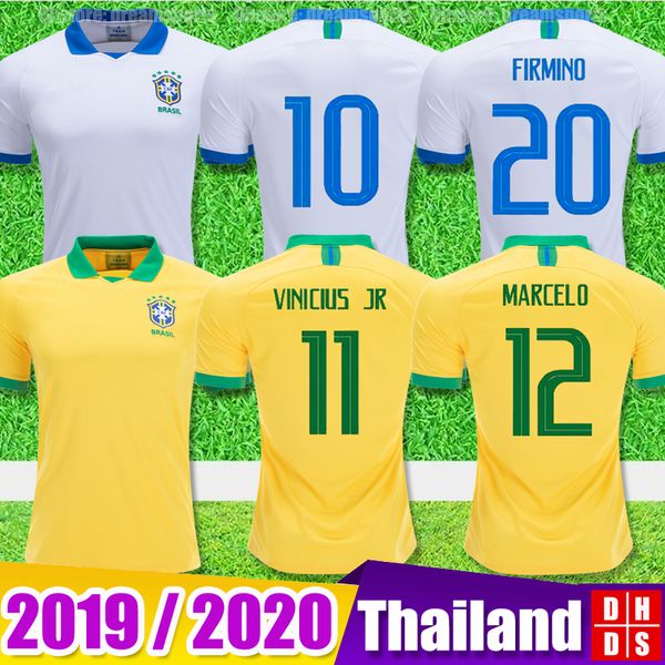 2019 Brazil Men Kit soccer jersey camiseta de futebol copa america 2020 Adult kids G.JESUS MARCELO FIRMINO VINICIUS football shirts
2019 Brazil Men Kit soccer jersey camiseta de futebol copa america 2020 Adult kids G.JESUS MARCELO FIRMINO VINICIUS football shirts