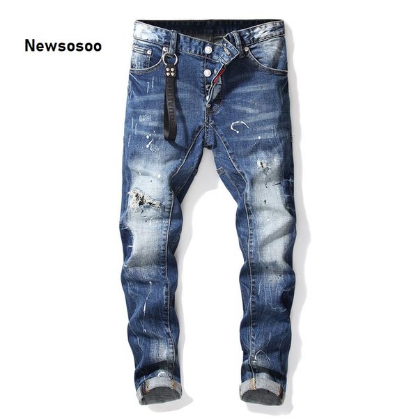 european american style luxury men's slim jeans pants mens pencil pants straight blue hole jeans
european american style luxury men's slim jeans pants mens pencil pants straight blue hole jeans