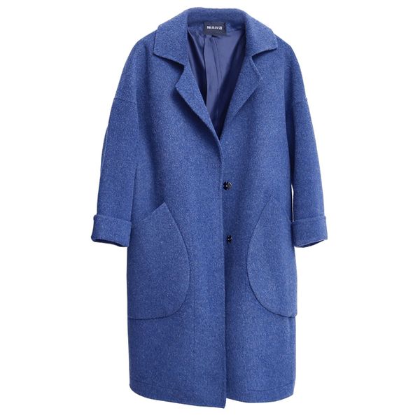 big size winter women woolen coat woolen jacket female autumn new long double-breasted coat loose large size outwear jj, Black
big size winter women woolen coat woolen jacket female autumn new long double-breasted coat loose large size outwear jj, Black