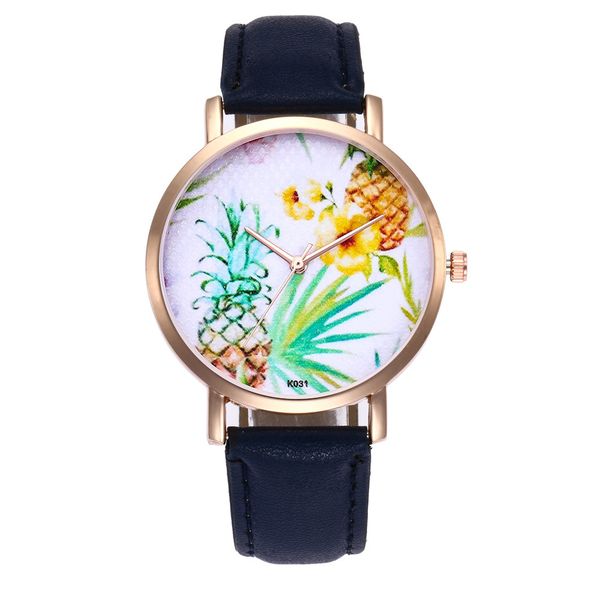 fashion women watch pineapple printed leather belt quality ladies watch clock casual luxury quartz watches montre femme #w, Slivery;brown
fashion women watch pineapple printed leather belt quality ladies watch clock casual luxury quartz watches montre femme #w, Slivery;brown
