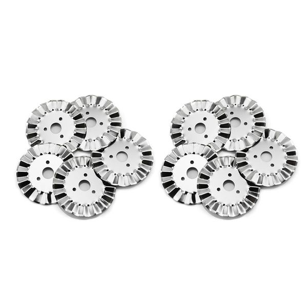 45mm wave rotary blade(pack of 10) great pinking blade for quilting,scrap booking,leather,vinyl etc
45mm wave rotary blade(pack of 10) great pinking blade for quilting,scrap booking,leather,vinyl etc
