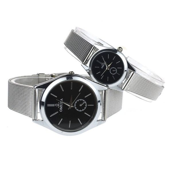 brand new and wrist watches dial couple lover men women stainless steel quartz montre femme 2018 relogio masculino, Slivery;brown
brand new and wrist watches dial couple lover men women stainless steel quartz montre femme 2018 relogio masculino, Slivery;brown
