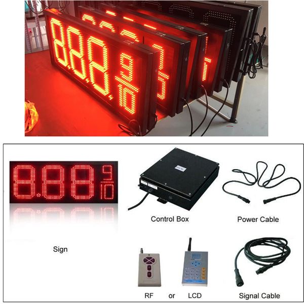 wifi and rf remote control red color 12 inches gas oil petrol station led price sign
wifi and rf remote control red color 12 inches gas oil petrol station led price sign