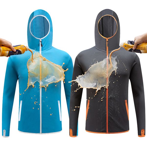 solid breathable waterproof jackets windproof outdoor sport windbreakers clothing camping fishing hunting hiking jackets, Blue;black
solid breathable waterproof jackets windproof outdoor sport windbreakers clothing camping fishing hunting hiking jackets, Blue;black