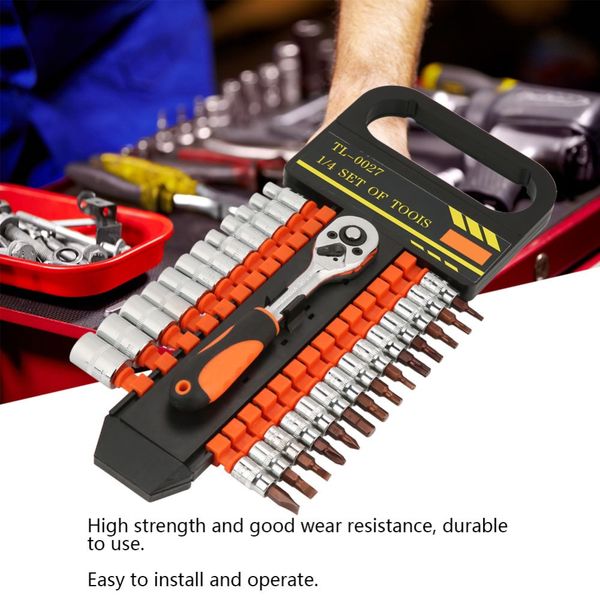 27pcs 1/4" drive socket ratchet wrench heavy duty hex star torx bits for bicycle motorcycle car repairing tool set common socket
27pcs 1/4" drive socket ratchet wrench heavy duty hex star torx bits for bicycle motorcycle car repairing tool set common socket