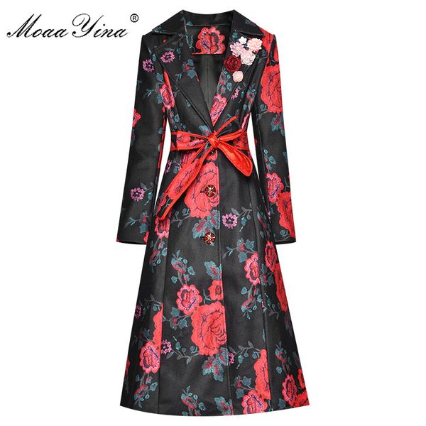 moaayina fashion designer long windbreaker long sleeve single-breasted applique floral-print runway windbreaker coat, Tan;black
moaayina fashion designer long windbreaker long sleeve single-breasted applique floral-print runway windbreaker coat, Tan;black