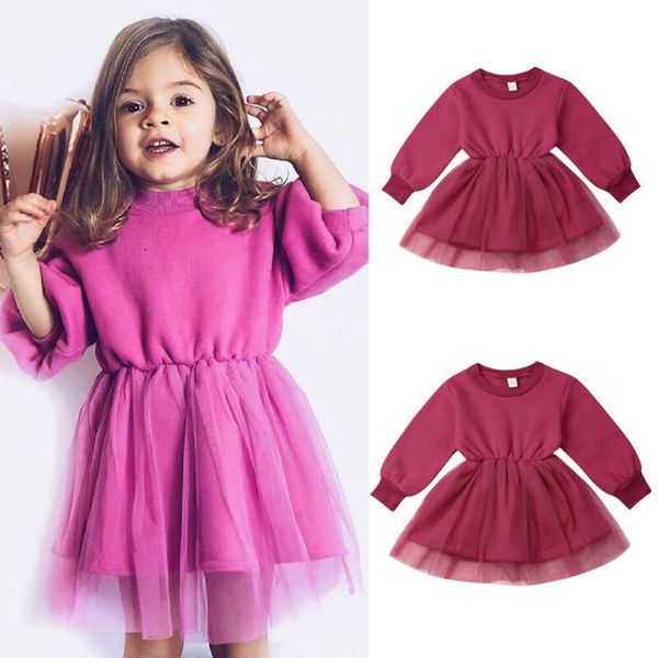autumn toddler baby girls dress clothes solid long sleeves lace patchwork tutu dress casual dresses, Red;yellow
autumn toddler baby girls dress clothes solid long sleeves lace patchwork tutu dress casual dresses, Red;yellow