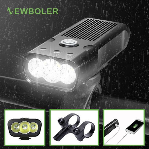 newboler bicycle light l2/t6 usb rechargeable 5200mah power bank front bike light holder mount led bike accessories
newboler bicycle light l2/t6 usb rechargeable 5200mah power bank front bike light holder mount led bike accessories