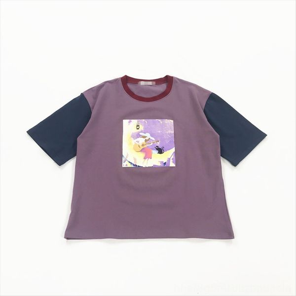 color matching girl illustration printing short-sleeved t-shirt student female color matching girl illustration printing short-sleeved t-shi, White
color matching girl illustration printing short-sleeved t-shirt student female color matching girl illustration printing short-sleeved t-shi, White