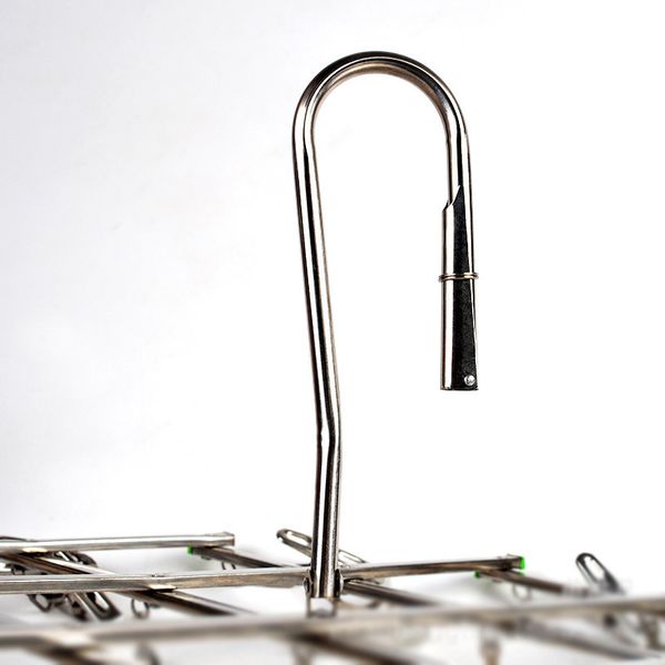 silver hanging clothes drying rack laundry hanger home outdoor clips tools sale