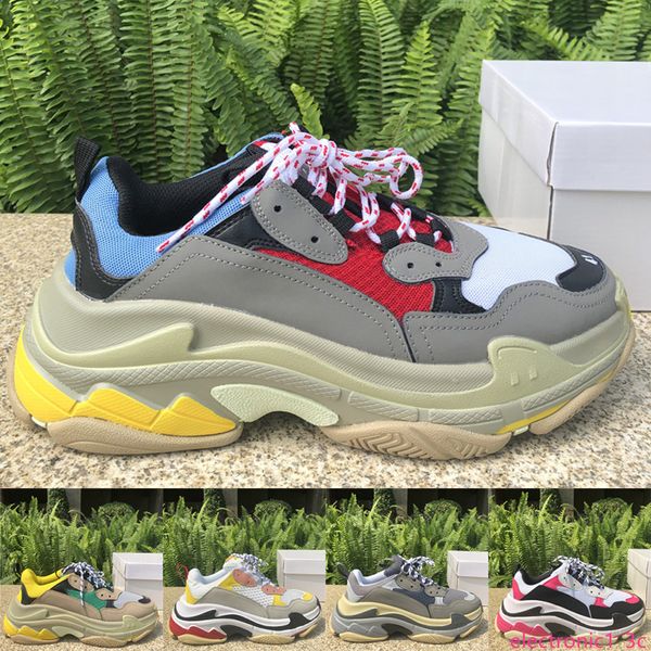 designer triple s platform shoes triple black mens womens luxury outdoor sneakers trainers split black grey casual shoes size 36-45, Black;green
designer triple s platform shoes triple black mens womens luxury outdoor sneakers trainers split black grey casual shoes size 36-45, Black;green