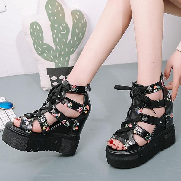 hollow out flower sandals summer 2020 wedge high heel cross straps shoes woman sandals platform high heel zapatos de mujer, Black
hollow out flower sandals summer 2020 wedge high heel cross straps shoes woman sandals platform high heel zapatos de mujer, Black