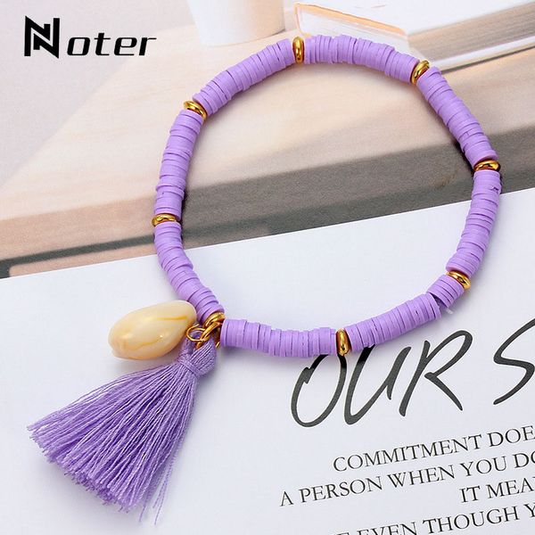 new fashion tassel bracelets women girls cute seashell charm braslet white purple soft pottery strand brazalete boho braclet, Golden;silver
new fashion tassel bracelets women girls cute seashell charm braslet white purple soft pottery strand brazalete boho braclet, Golden;silver