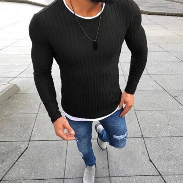 pevsn winter men new fashion pullover knitted sweater o-neck casual long sleeve warm pullovers male sweaters plus size clothes, White;black
pevsn winter men new fashion pullover knitted sweater o-neck casual long sleeve warm pullovers male sweaters plus size clothes, White;black