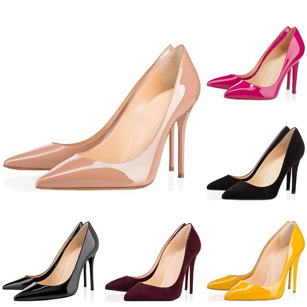 with box red bottoms women high heels styles 8cm 10cm 12cm leather pointed toes pumps noble black suede party wedding designer dress shoes
with box red bottoms women high heels styles 8cm 10cm 12cm leather pointed toes pumps noble black suede party wedding designer dress shoes