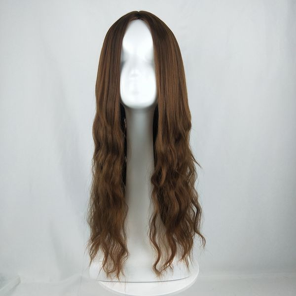 divided into bangs european and american wig ladies corn long curly african black fashion full headset
divided into bangs european and american wig ladies corn long curly african black fashion full headset