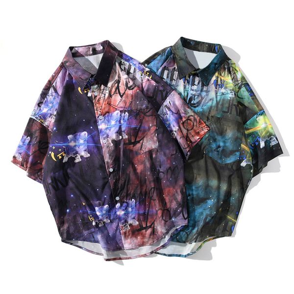 men's shirts short sleeves star printing hawaiian shirt short sleeve for men harajuku loose shirt beach, White;black
men's shirts short sleeves star printing hawaiian shirt short sleeve for men harajuku loose shirt beach, White;black