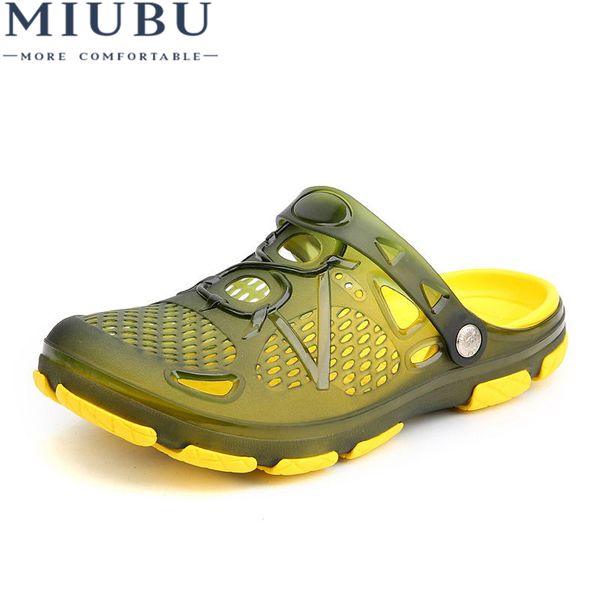 miubu summer fashion hollow out breathable beach shoes man sandals jelly casual flat male leisure sandals hole shoes flip flops, Black
miubu summer fashion hollow out breathable beach shoes man sandals jelly casual flat male leisure sandals hole shoes flip flops, Black