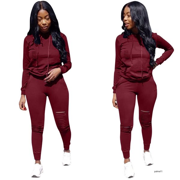 women designer tracksuits two piece set hole pants set long sleeve sportswear hoodie legging 2 sports suit outerwear tights fashion, Gray
women designer tracksuits two piece set hole pants set long sleeve sportswear hoodie legging 2 sports suit outerwear tights fashion, Gray
