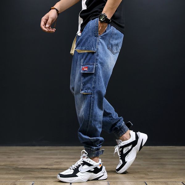 fashion streetwear men jeans blue color loose fit multi-pockets cargo pants slack bottom harem trousers hip hop jogger jeans men
fashion streetwear men jeans blue color loose fit multi-pockets cargo pants slack bottom harem trousers hip hop jogger jeans men