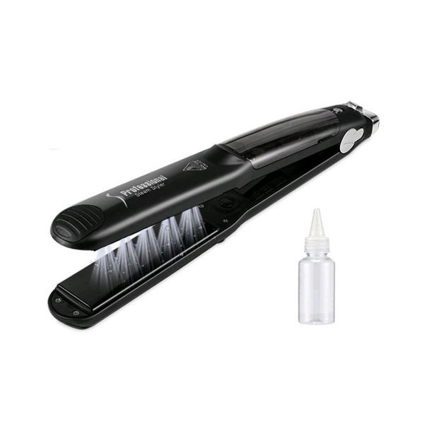 led display professional ceramic vapor steam hair straightener straightening iron steam flat iron ceramic vapor fast heating, Black
led display professional ceramic vapor steam hair straightener straightening iron steam flat iron ceramic vapor fast heating, Black