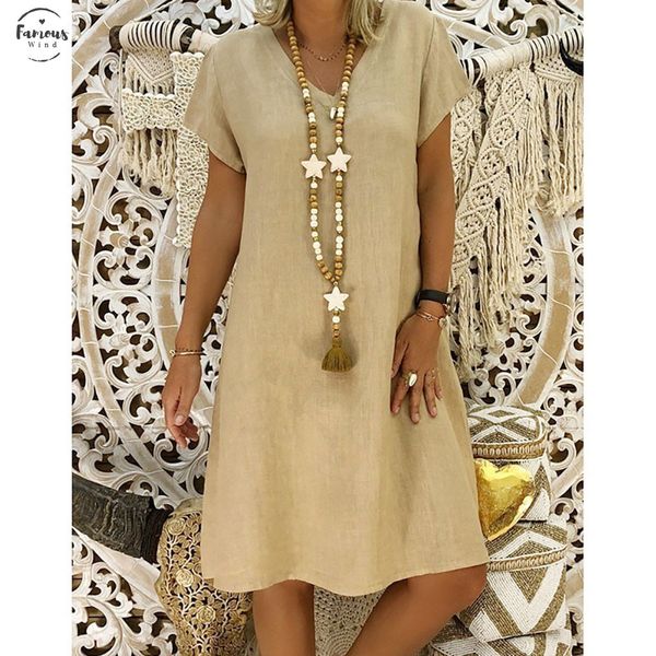 sagace 2019 женщины летний стиль feminino vestido футболка хлопок плюс размер дамы платье повседневное льняное платье горячие продажи платье, Black;gray
sagace 2019 женщины летний стиль feminino vestido футболка хлопок плюс размер дамы платье повседневное льняное платье горячие продажи платье, Black;gray