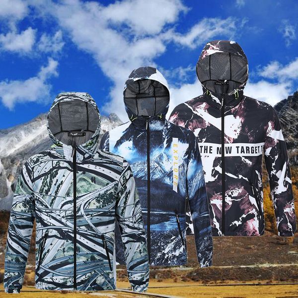 mens quick dry skin long sleeve printed hooded jackets waterproof anti-uv coats outdoor clothing mountaineering jacket#g3, Tan;black
mens quick dry skin long sleeve printed hooded jackets waterproof anti-uv coats outdoor clothing mountaineering jacket#g3, Tan;black