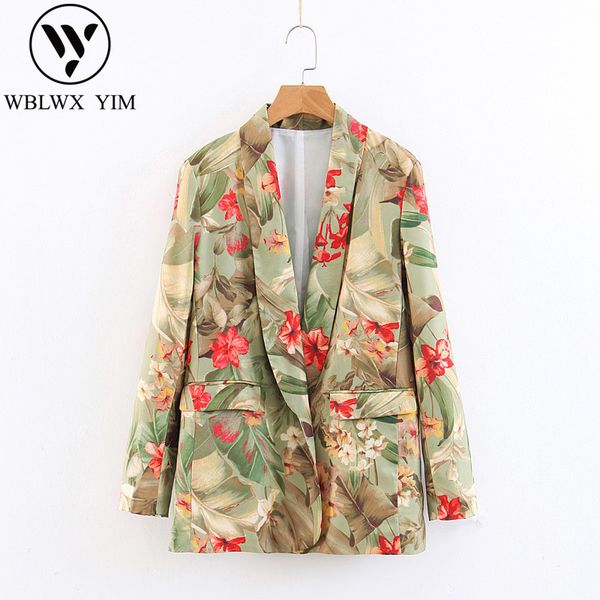 2019 spring women suit jacket formal blazer fashion print single button loose womens blazer work office business suit outwear, White;black
2019 spring women suit jacket formal blazer fashion print single button loose womens blazer work office business suit outwear, White;black